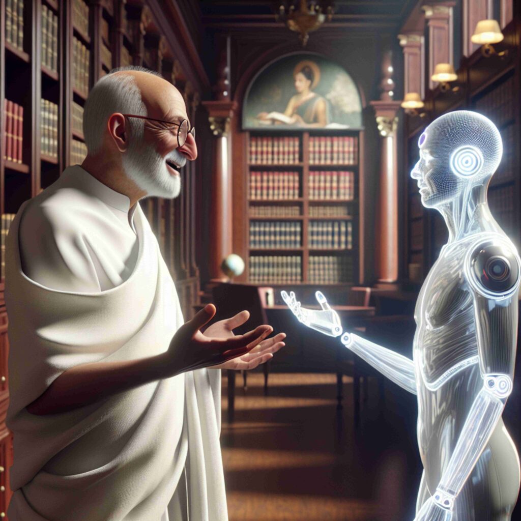 Imagine Arguing with Gandhi AI Makes It Real